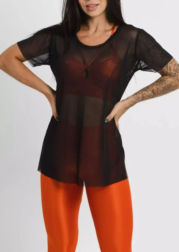 Camiseta Clássica Tule Preto - Imagem 3