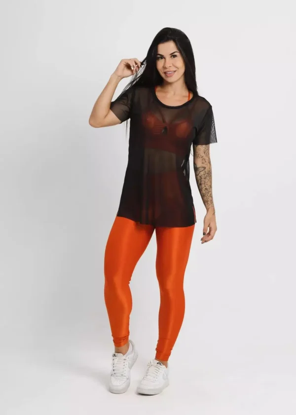 Camiseta Clássica Tule Preto