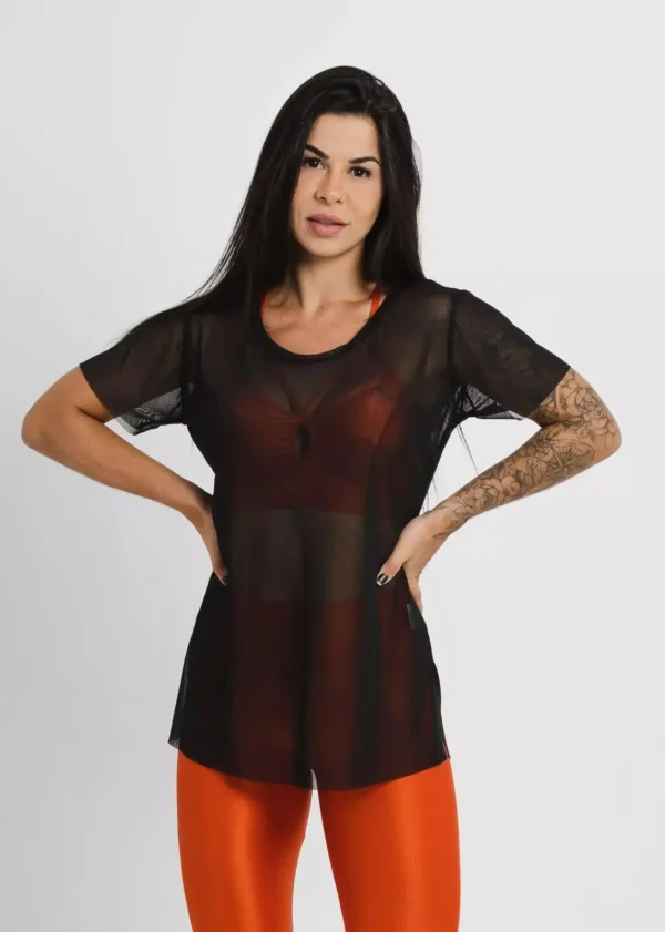 Camiseta Clássica Tule Preto - Imagem 2