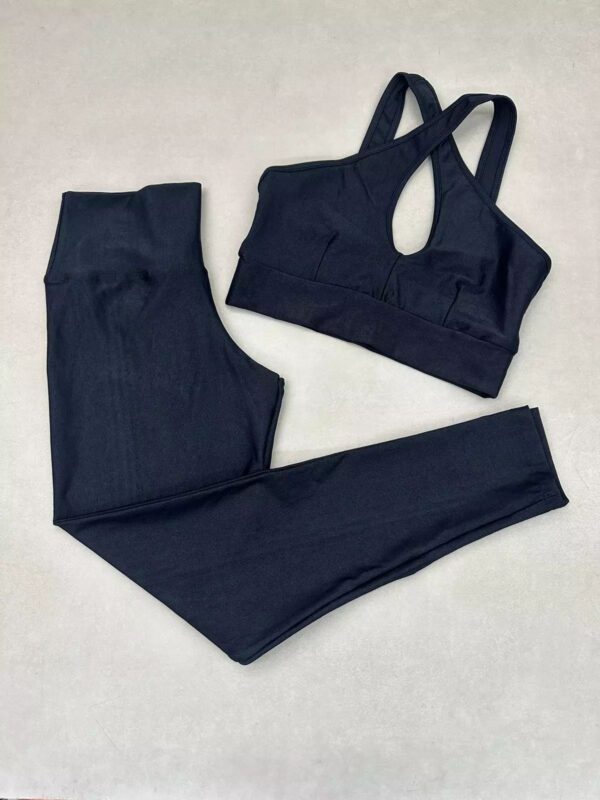 Conjunto Legging Básica Plus + Top Gabi Compressão Preto