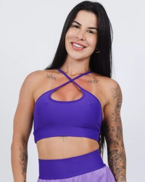Top Ágata Suplex Avulso Violeta