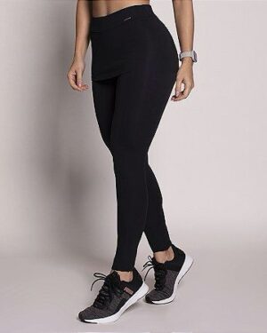 Legging com Saia Preto