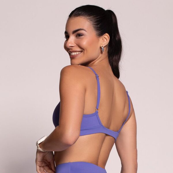 Top com Bojo Removível - Azul Violeta - Imagem 2