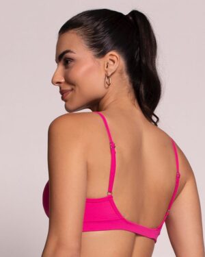 Top com Bojo Removível - Rosa