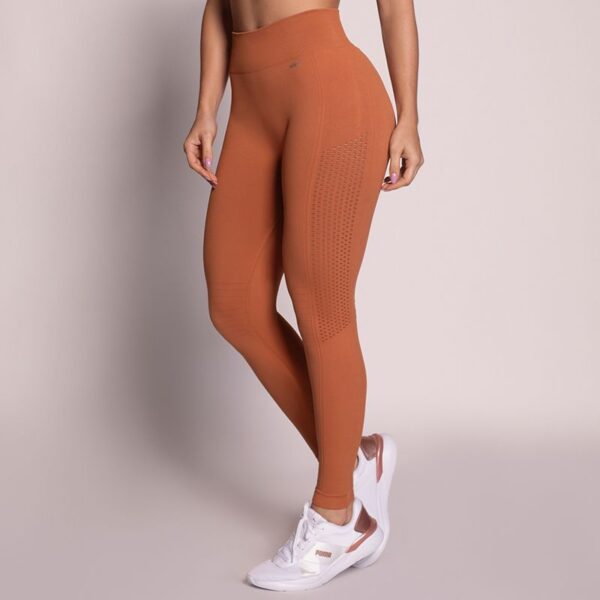 Legging Sem Costura Marrom