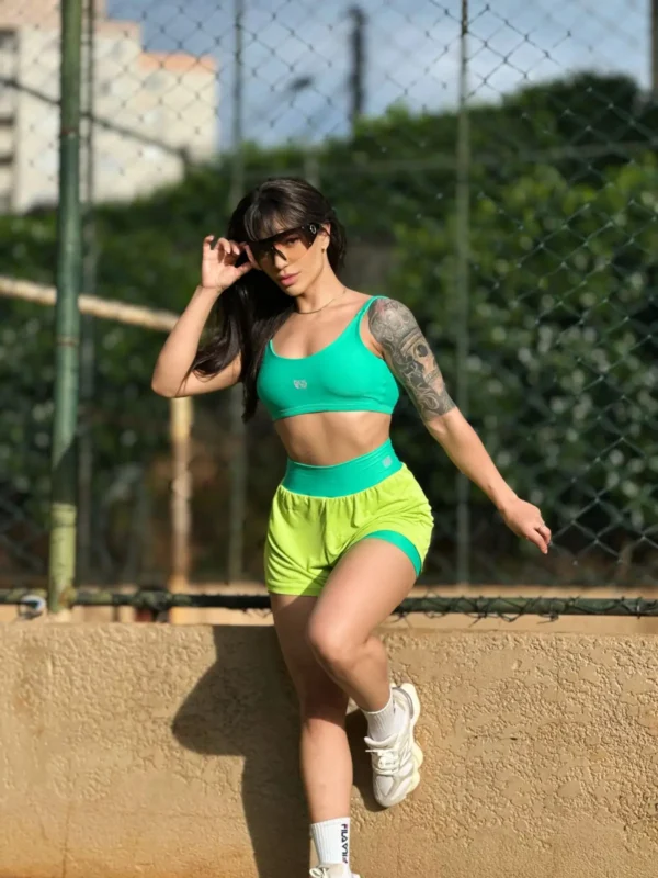 Conjunto Short Duplo + Top  Joy Suplex - Imagem 2